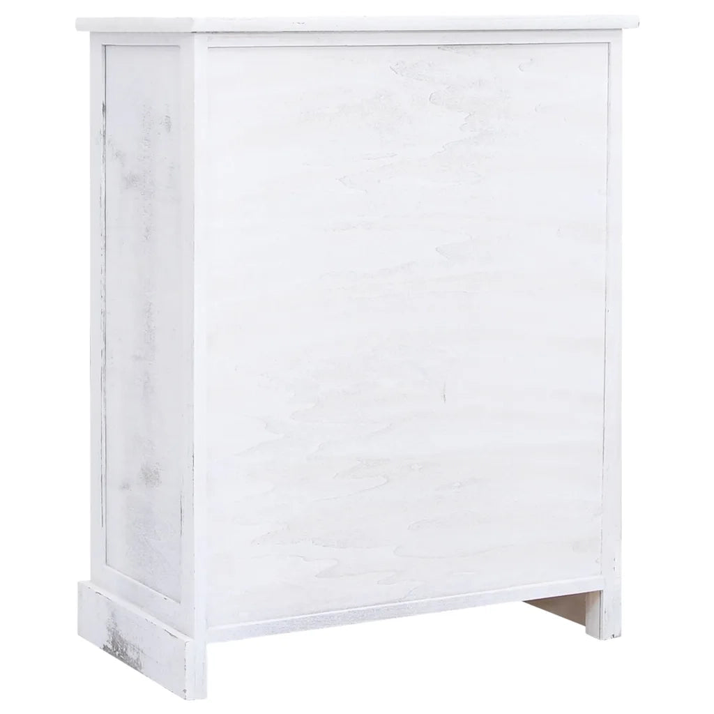 Cassettiera Bianca 60x30x75 cm in Legno CFW2955962