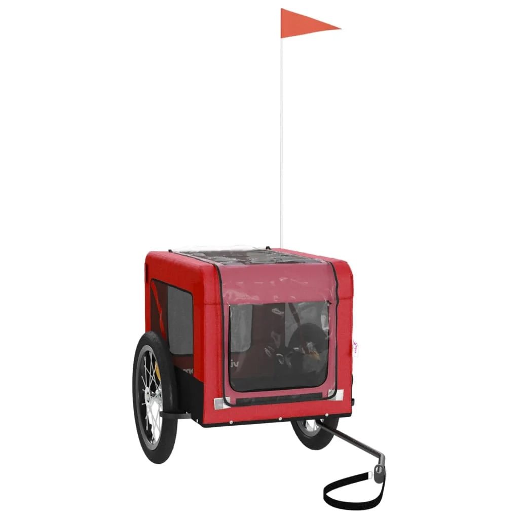 Rimorchio/carrello per animali domestici rosso 02_0044364