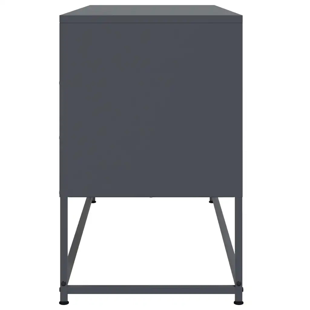 Mobile TV Antracite 100,5x39x60,5 cm in Acciaio 846514