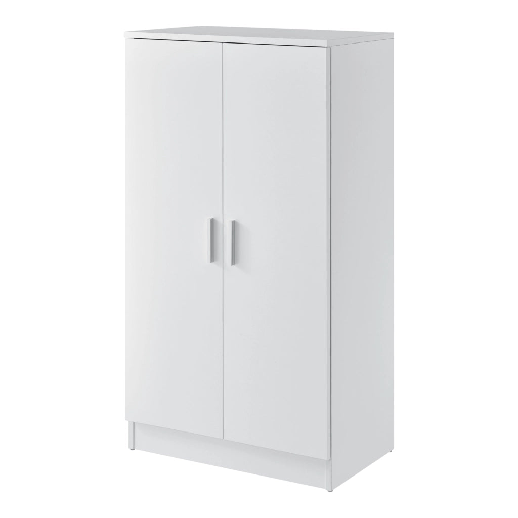 Armadio Portascarpe Notribontaa con 7 Scomparti Scarpiera 108 x 55 x 35 cm - Bianco [en.casa]
