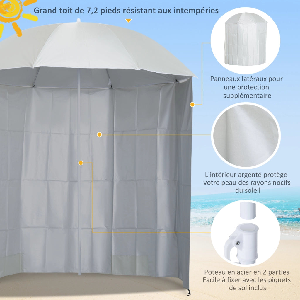 Ombrellone da giardino ¨C zephmum ¨C beige ? 220 cm