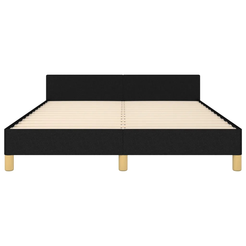 Giroletto senza Materasso Nero 140x200 cm in Tessuto 3125302
