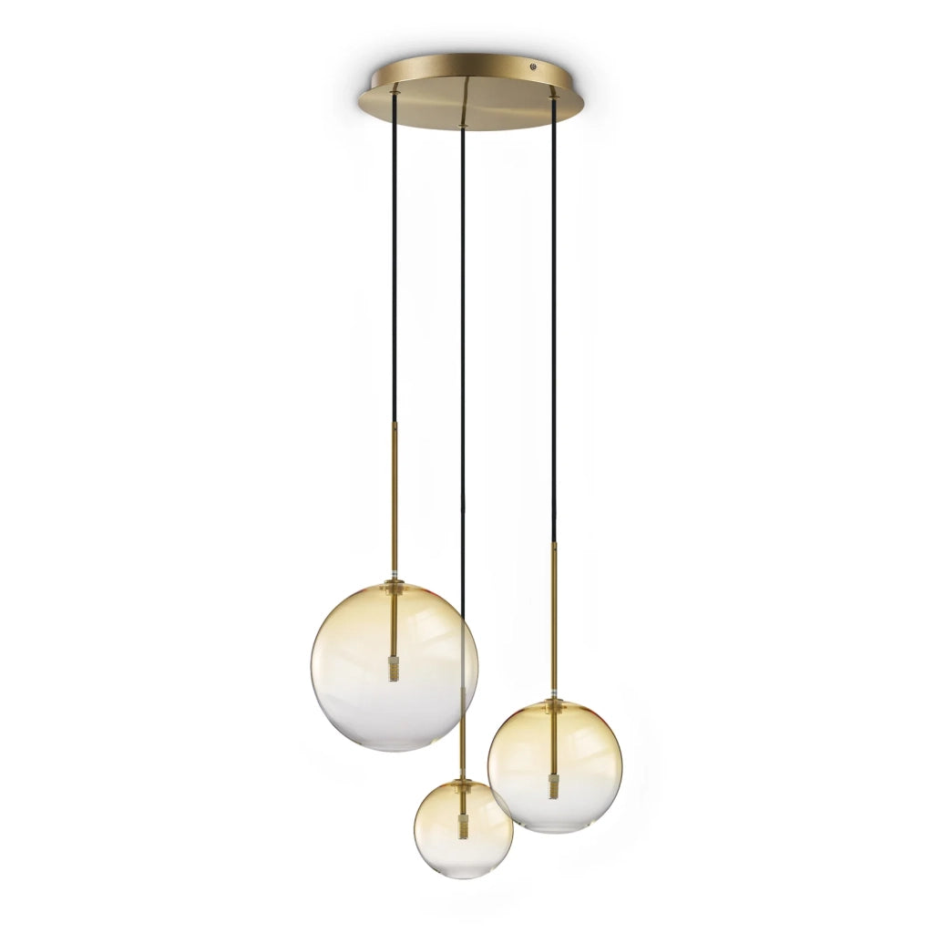 Lampada A Sospensione Equinoxe 3 Luci G4 Cromo