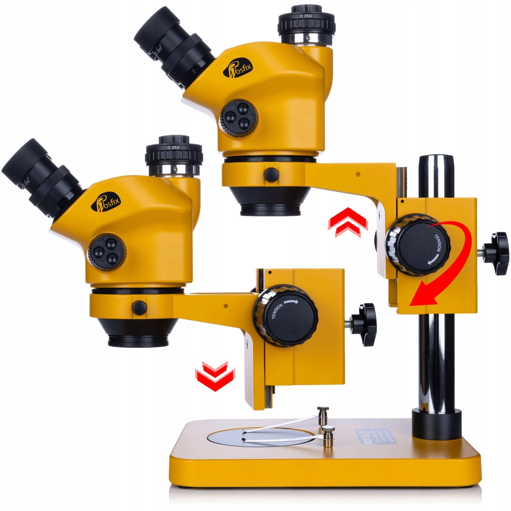 Mikroscopio Trinoculare 7–50x con Fotocamera FullHD HDMI/VGA e Lente Barlow 0.5x – Set Professionale per Ispezione e