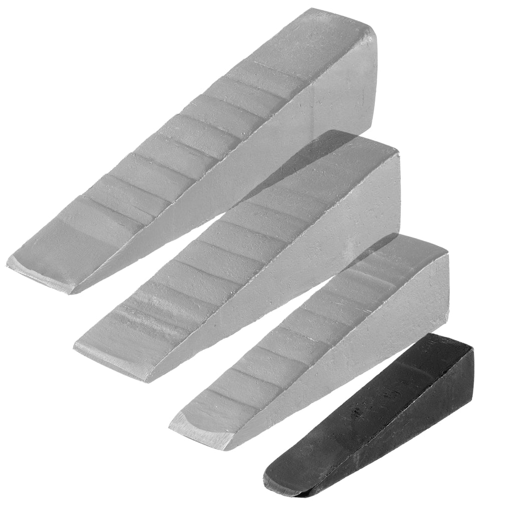 Cuneo forgiato KADAX per spaccare la legna, spaccare la legna da ardere, spaccalegna in acciaio resistente da 1 kg