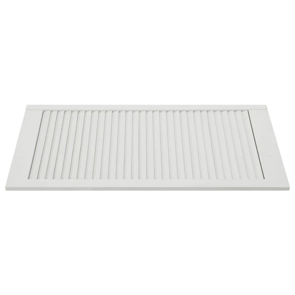 Porta a persiana 99,3 x 39,4 cm in legno massello di pino bianco 02_0003887
