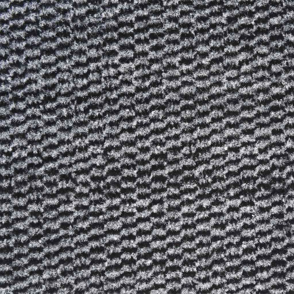 Zerbino antracite 115 x 400 cm antiscivolo assorbente zerbino d'ingresso in polipropilene antracite 02_0058102