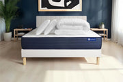 Pacchetto letto completo - Materasso 140x200cm + Box spring con doghe (kit) + 2 cuscini + Piumino - Actilatex Life