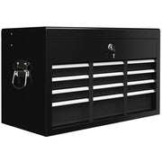 Cassettiera con 3 Cassetti in Metallo ¨C zephmum ¨C Nero 60x26x34 cm