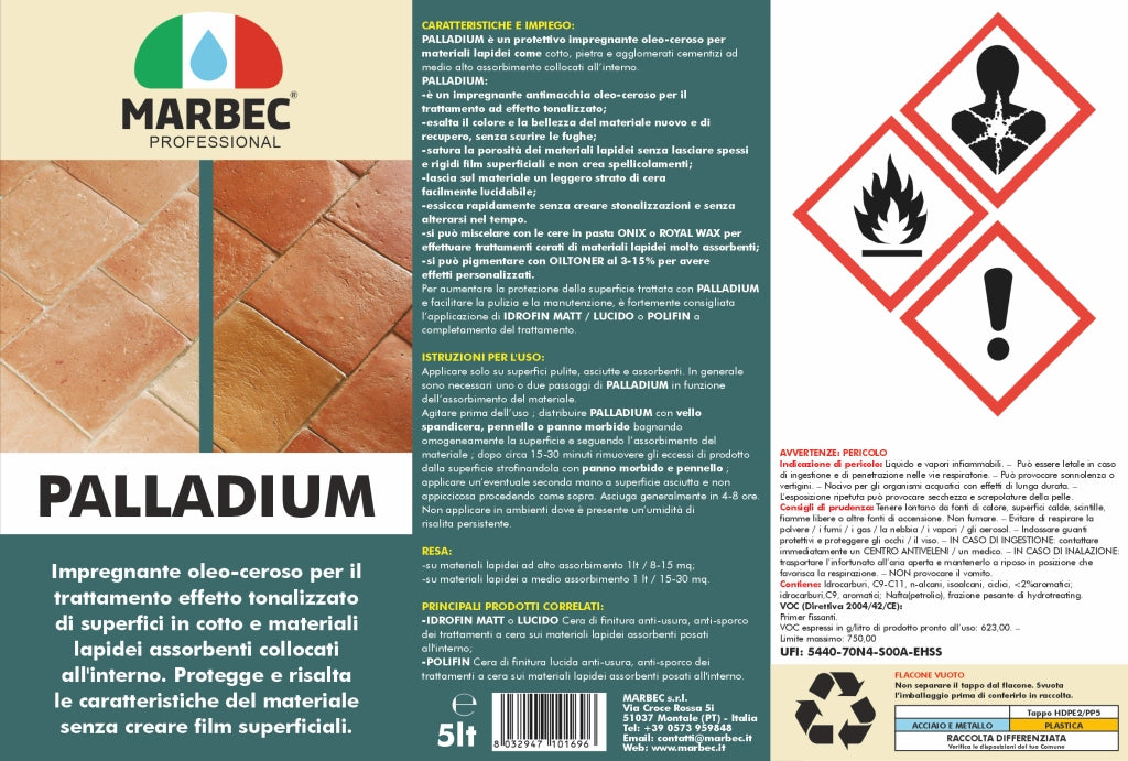 Trattamento cotto PALLADIUM   5LT