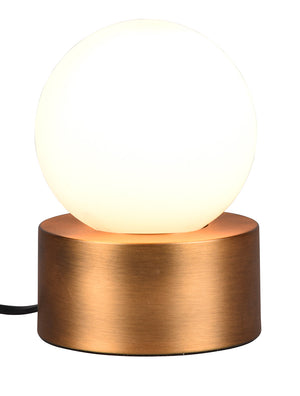 Lampada da Tavolo da Interno Attacco E14 in Metallo Ottone antico