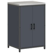 Pensile da cucina | Stoccaggio in cucina HATTEM Antracite 60 x 50 x 92 cm Acciaio