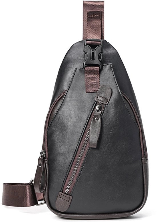 Borsa a spalla - Borsa retro per uomini e donne - Tasca sotto braccio - Borsa in pelle, borsa da braccio, borsa a spalla nera 18*5*31cm