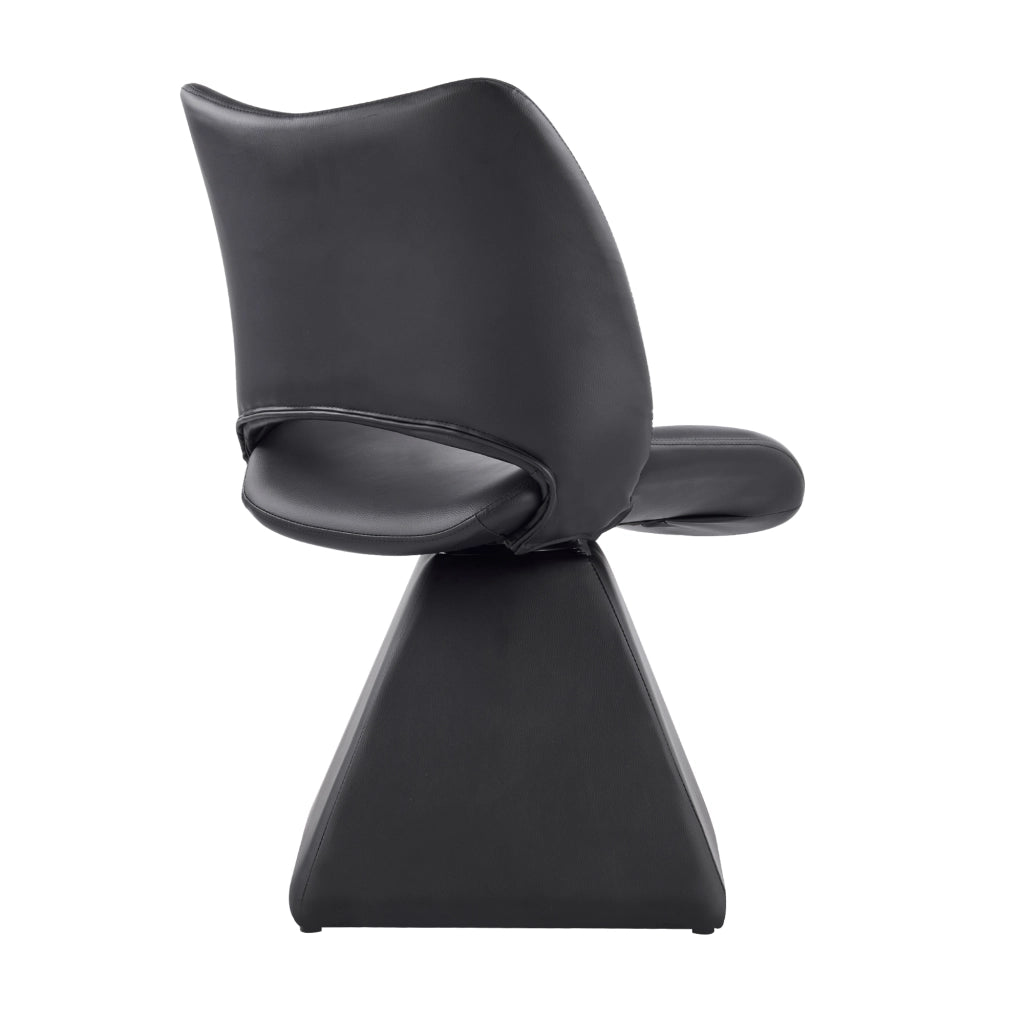 Sedia da Ufficio Girevole Schienale Alto ¨C Xylo ¨C Similpelle Nero, Design Moderno
