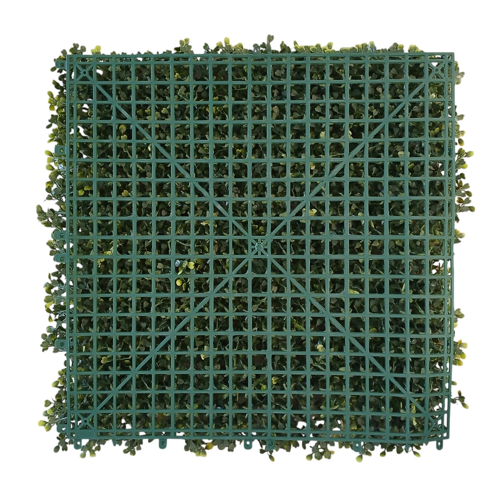 SIEPE ARTIFICIALE BOXWOOD 50X50CM VERDE FISSA