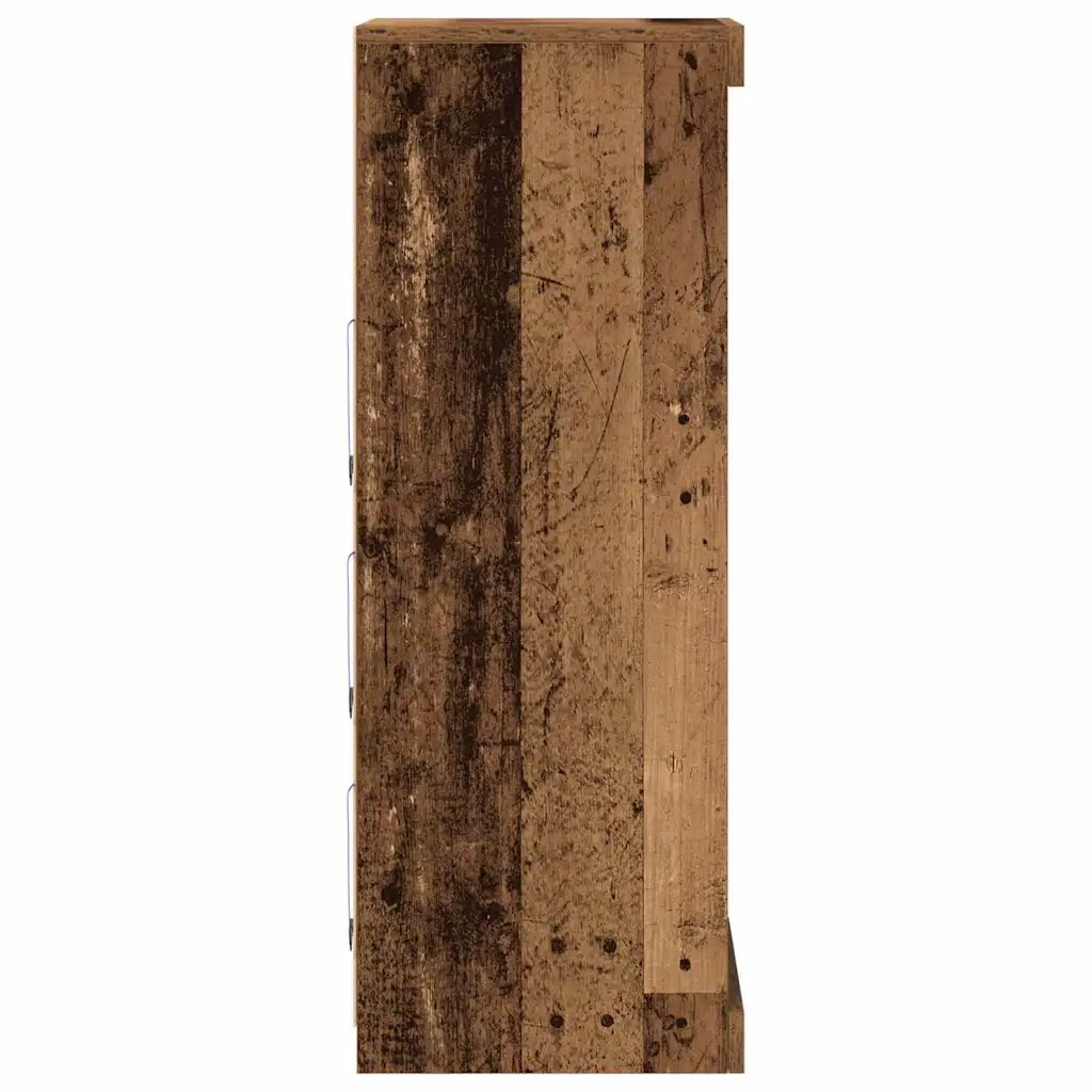 Madia LED Legno vecchio 41 x 37 x 100 cm Legno multistrato 863054