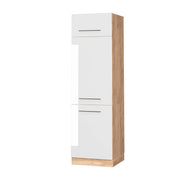 Vicco Armadio frigorifero Bianco lucido 60 cm