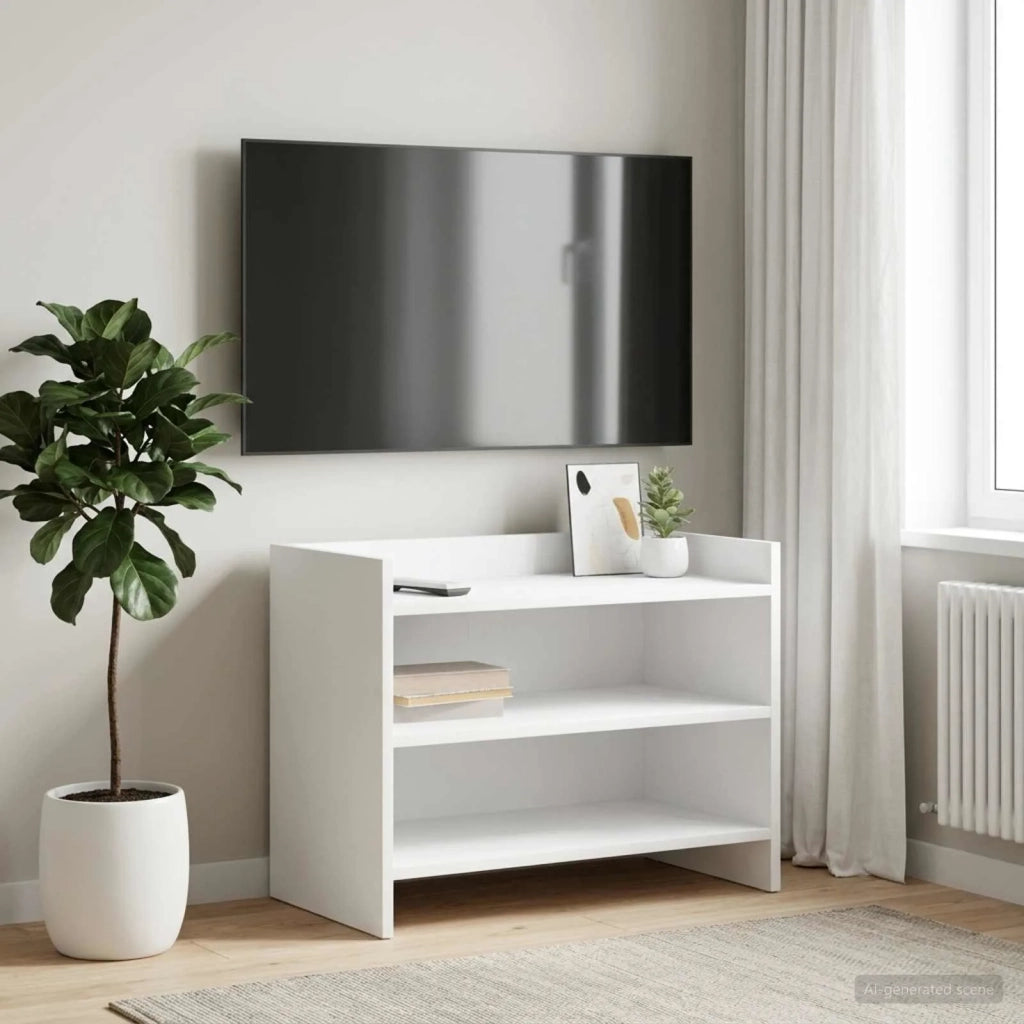 Mobile TV 60 x 33 x 47 cm Bianco Legno ingegnerizzato 8011211