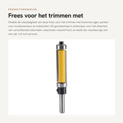 Frees per l'asportazione - Trattamento del legno - Materiale duro - Resistente al calore - Frees per l'asportazione del lavello - Diametro della testa 6 mm - Lunga durata - Frees per legno