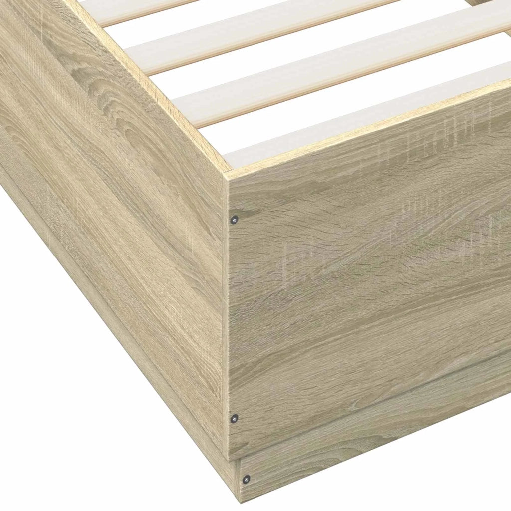 Struttura del letto Rovere Sonoma 80 x 200 cm 3429654