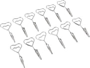 Fotoclip Decorativo 28 Pollici - Cavo di Fissaggio Robusto - 12 Stami di Acciaio Rivettato - Doppio - Ideale per Camera da Letto e Matrimonio - Forma a Cuore - Fotofix con Parole Chiave