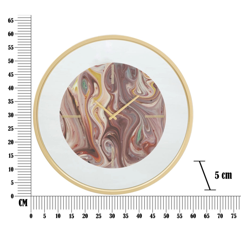 Orologio da Parete VKH277, Multicolore, Metallo, 60x5x60 cm