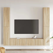 Set di Mobili Porta TV 6 pz-Set di 6 Credenza per TV Rovere Sonoma in Legno Multistrato 992402