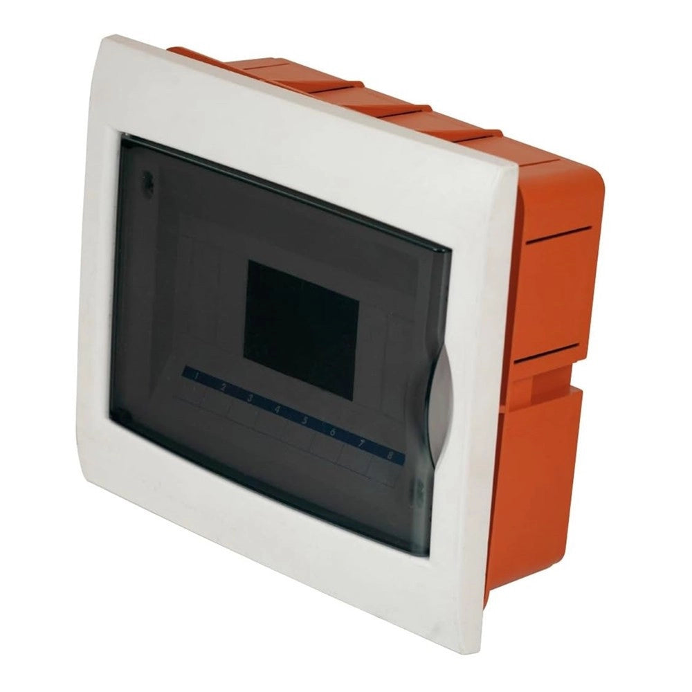 Trade Shop - Centralino Da Incasso Ip40 12/14 Moduli 300x200x90 Mm 24w Portello Fume' Fg14312 -