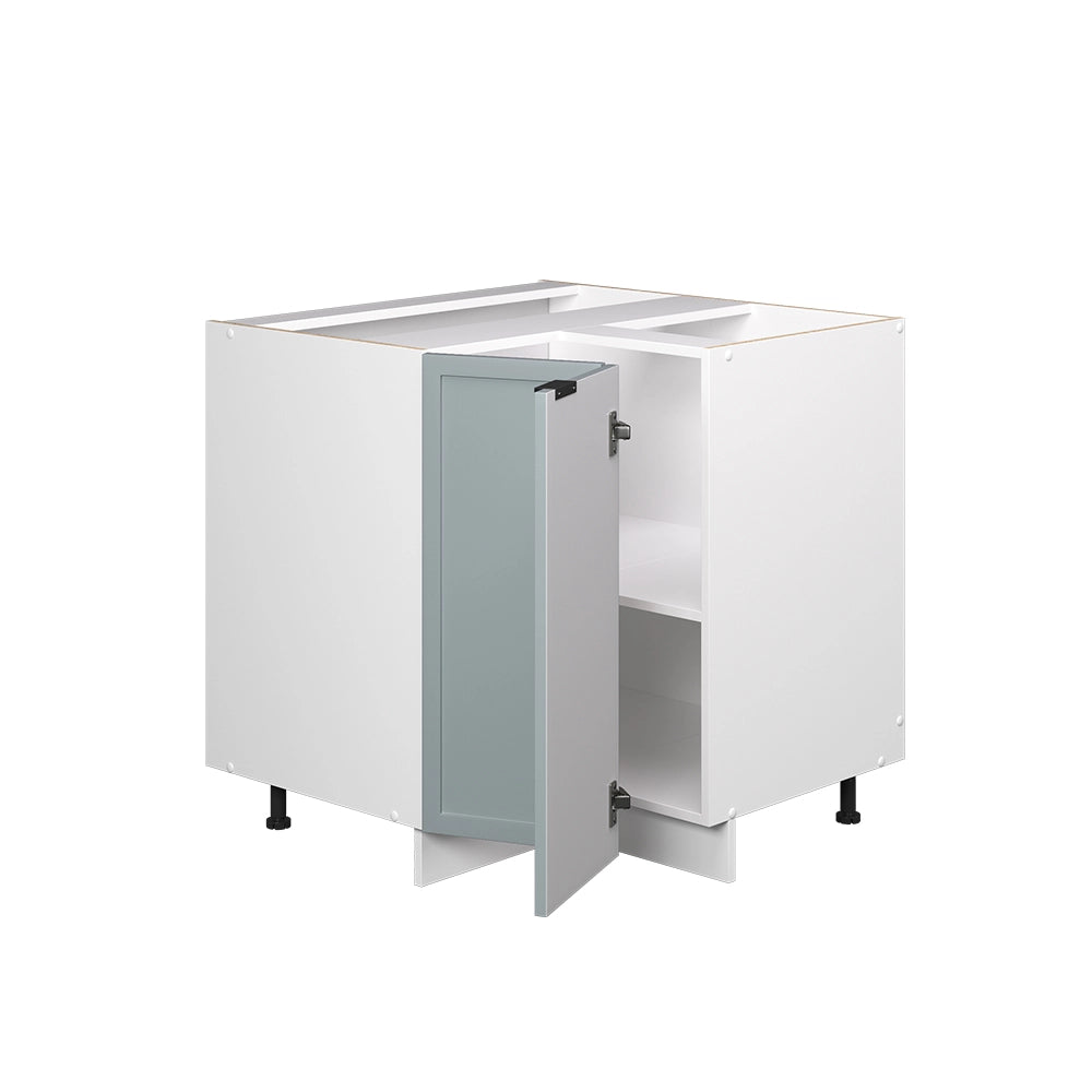 Mobile ad angolo cucina Fame-Line Blu-grigio chiaro/Bianco 80.5 cm, PL Rovere Vicco