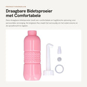 Bidet portatile con doppia funzione di spruzzo - 650 ml di capacità - Pulizia delicata per la pelle - Maniglia comoda - Ideale per l'igiene dei neonati - Bidet portatile