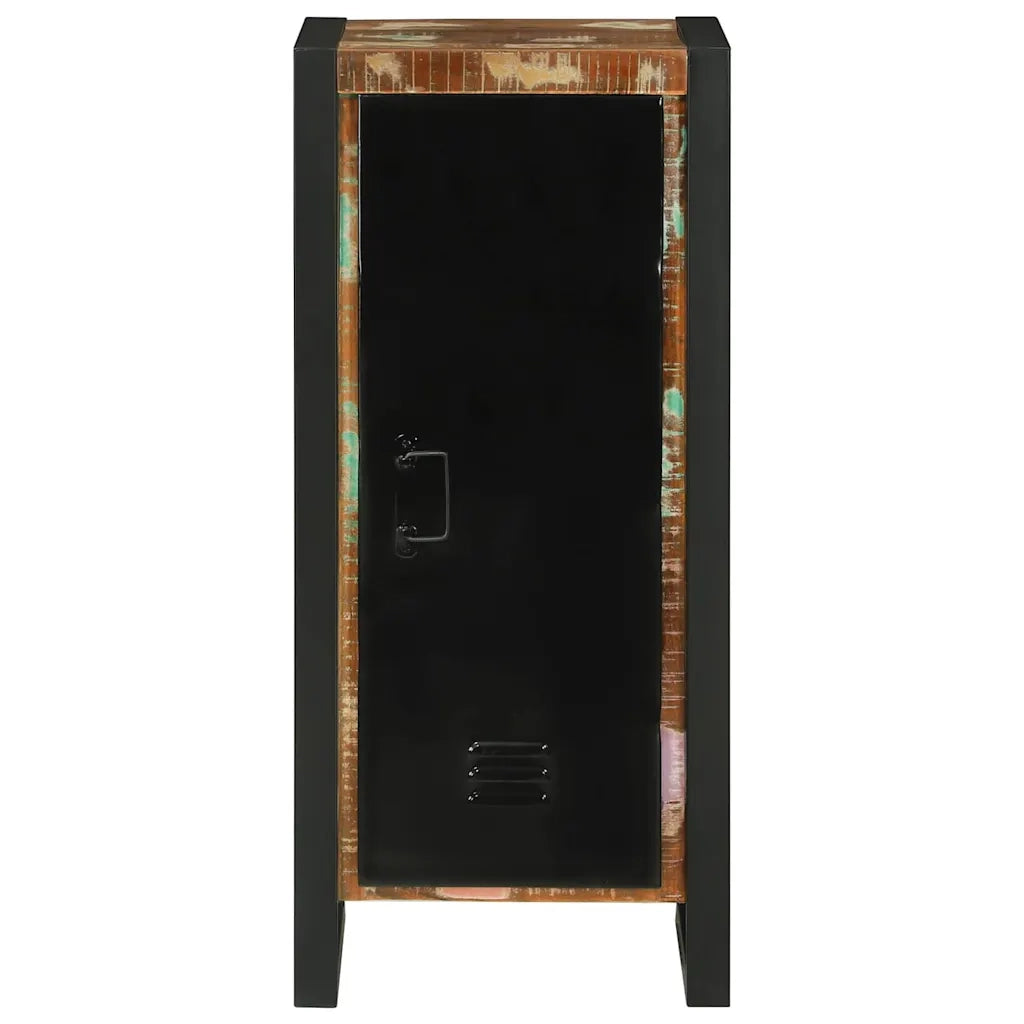 Mobile da Bagno con porta Marrone Legno Recuperato Massello 4013614