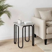 Tavolino da salotto Grigio Cemento 40 x 40 x 45 cm 8007704