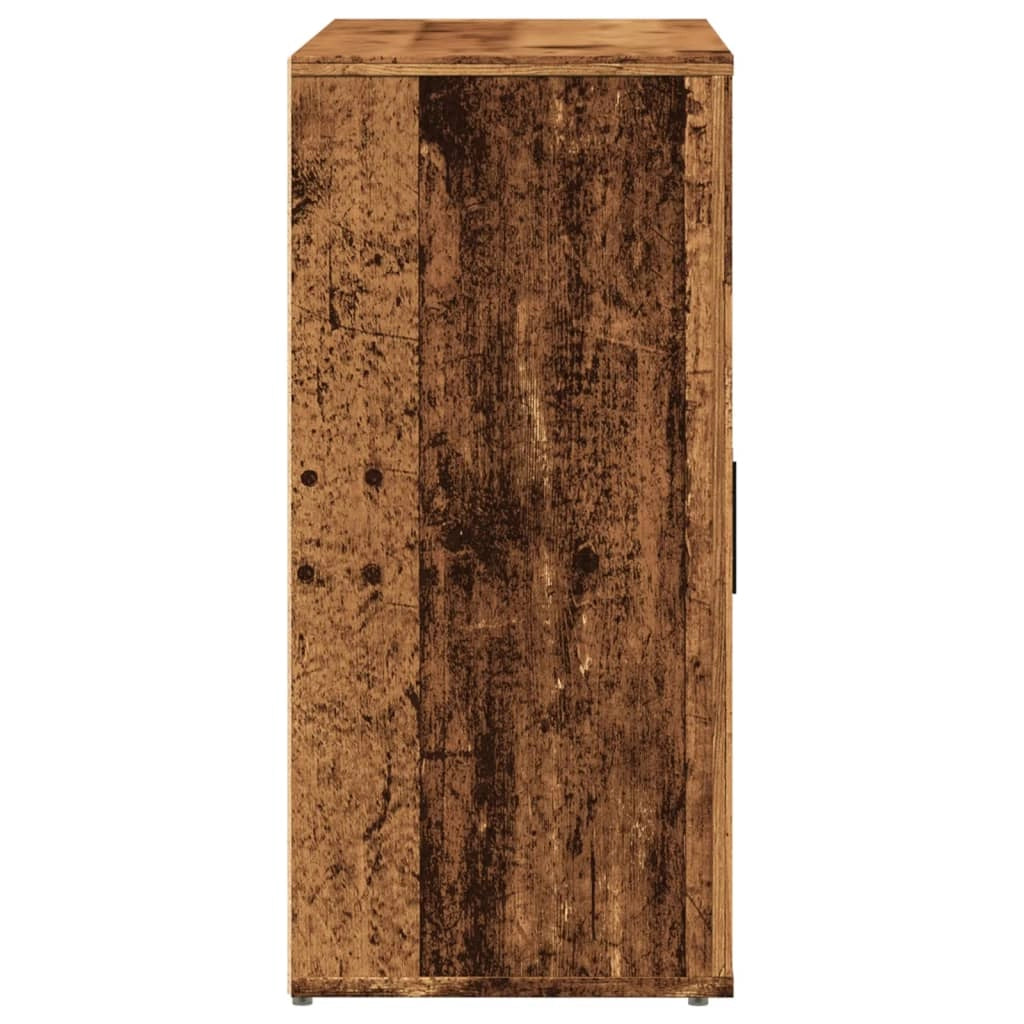 Buffet credenza cassettiera armadio mobile contenitore organizer cucina soggiorno salotto legno vecchio 80 x 33 x 70 cm legno ingegnerizzato marrone 02_0036611