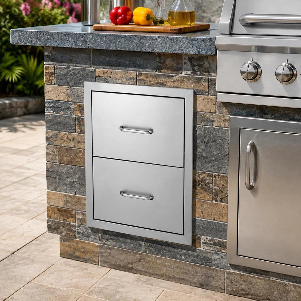 BBQ Drawers 45 X 52 Cm, Drawer Unit, Storage Cabinet, Grill Shelf