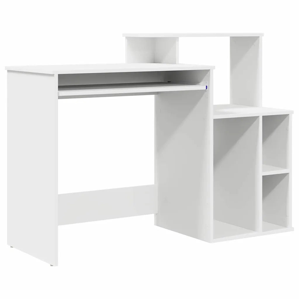 Scrivania Bianco 120,5 x 44 x 88,5 cm Legno multistrato 869474