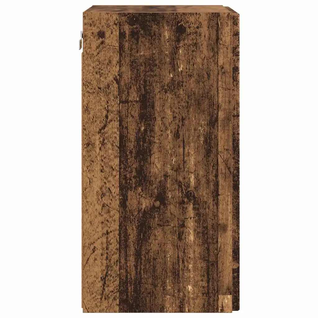 Mobile TV da parete-Mobile TV a Muro-Credenza TV Legno vecchio 30 x 31 x 60 cm