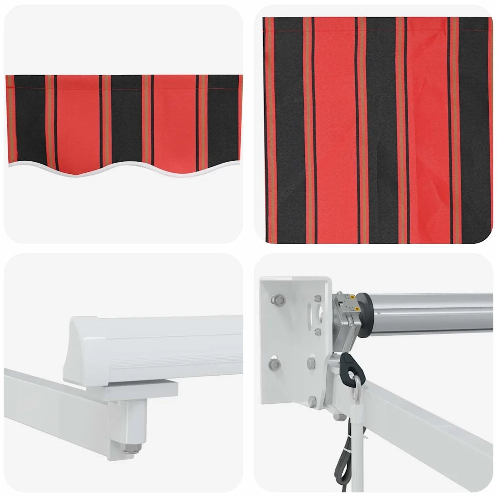 Tenda da Sole Arancione e Marrone 500 x 300 x 165 cm 3331228