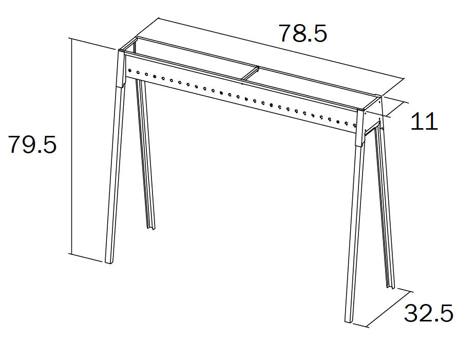 Cuoci Arrosticini a Carbone 100 cm Lisa Luxury Milano 100