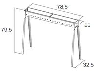 Cuoci Arrosticini a Carbone 100 cm Lisa Luxury Torino 100