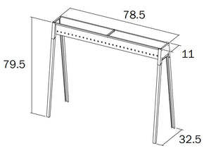 Cuoci Arrosticini a Carbone 100 cm Lisa Luxury Torino 100