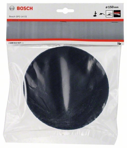 2608612027 - Platorello di supporto M14, diametro 150 mm, con sistema di fissaggio a strappo Diametro : 150 mm