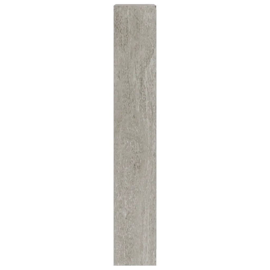 Scarpiera Grigio Cemento 63x24x147 cm in Legno Multistrato
