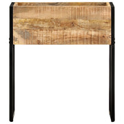 Fioriera | Cassetta per fiori | Vaso 60x20x68 cm in Legno di Mango Grezzo