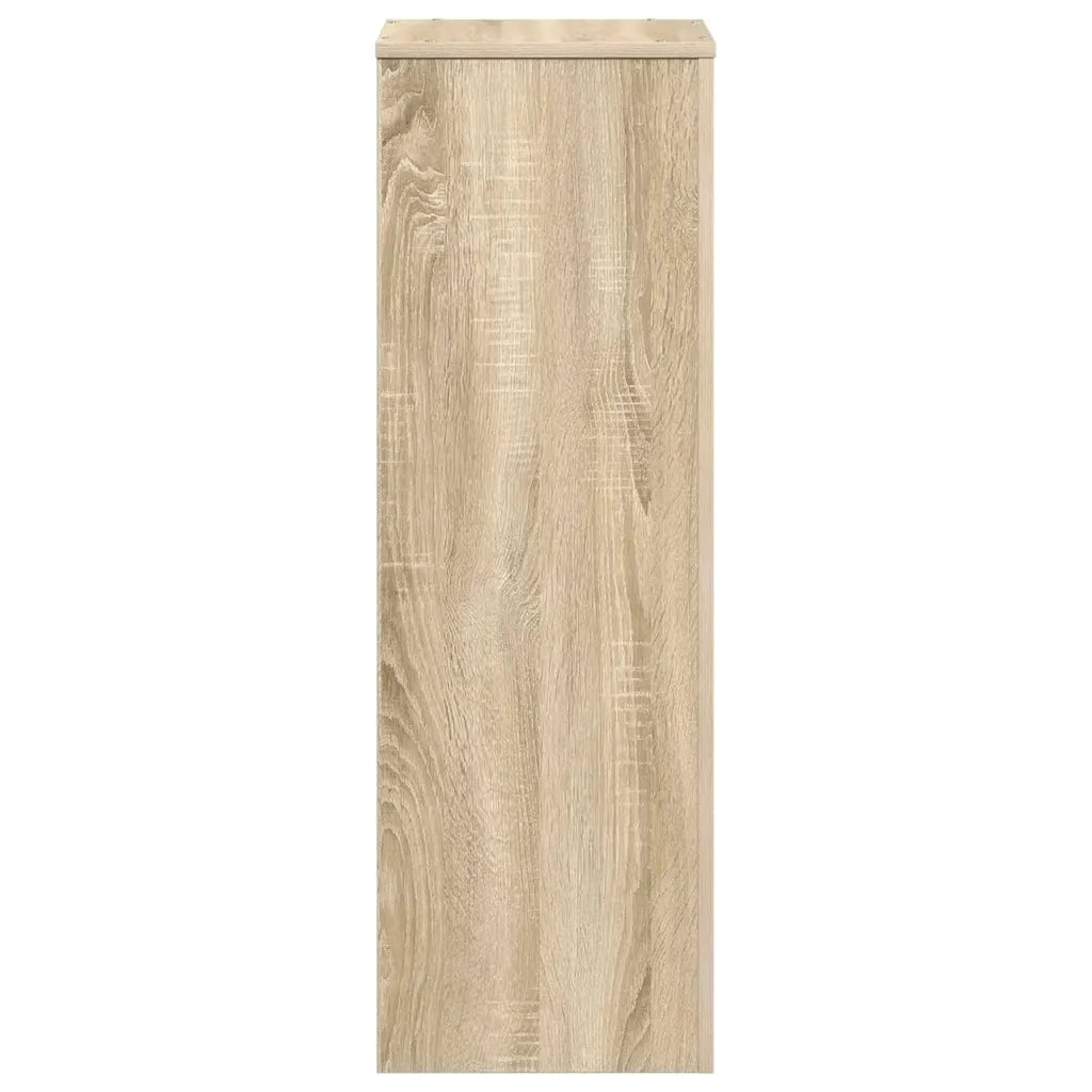 Supporto per Piante Rovere Sonoma 33x33x100cm Legno Multistrato