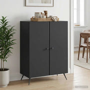 Credenza Nero 66 x 34,5 x 90 cm Legno ingegnerizzato 895506