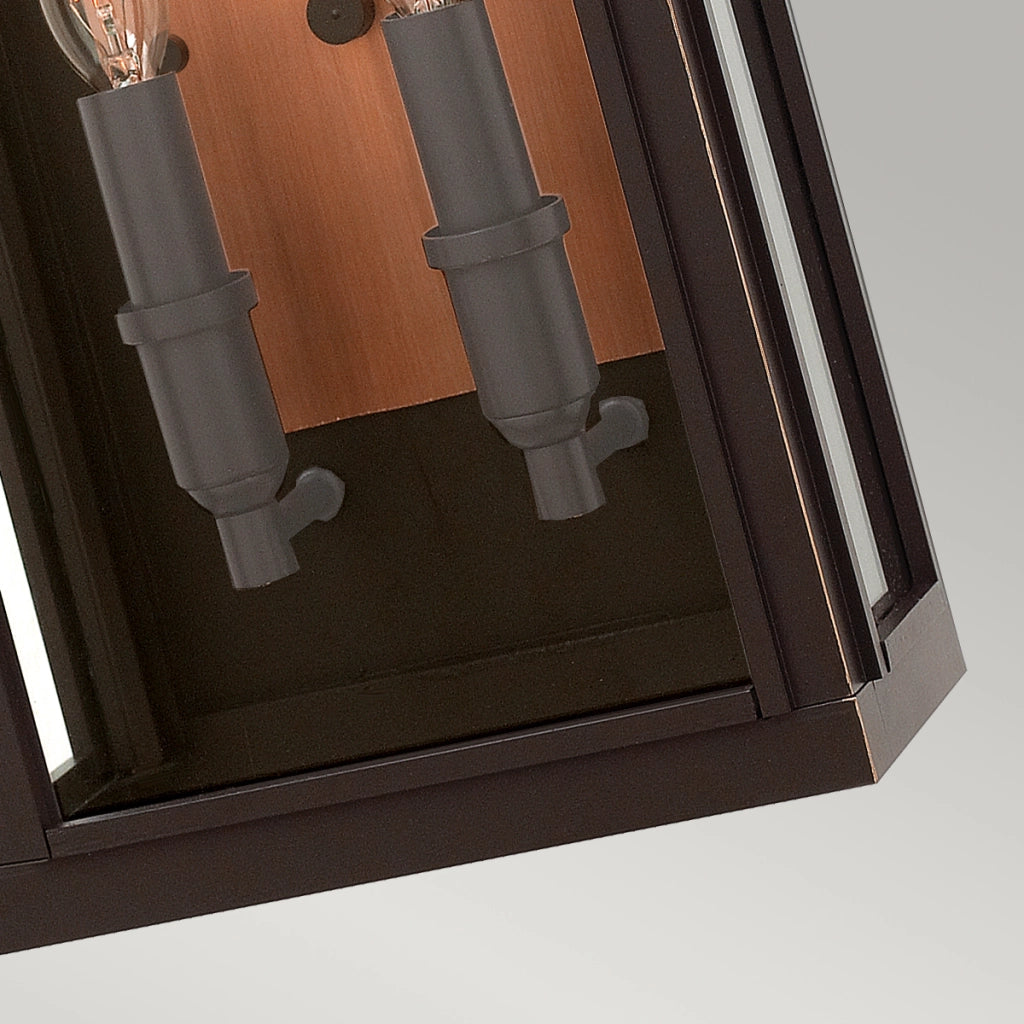 Applique esterna Sutcliffe Quintiesse bronzo E14 IP44