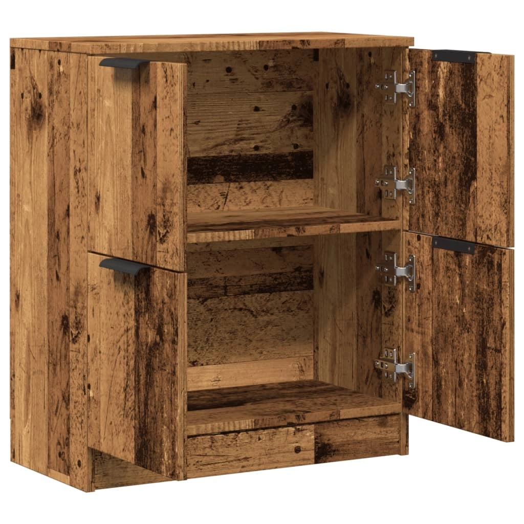 Buffet credenza cassettiera armadio mobile contenitore organizer cucina soggiorno salotto legno vecchio 60 x 30 x 70 cm legno ingegnerizzato marrone 02_0036603