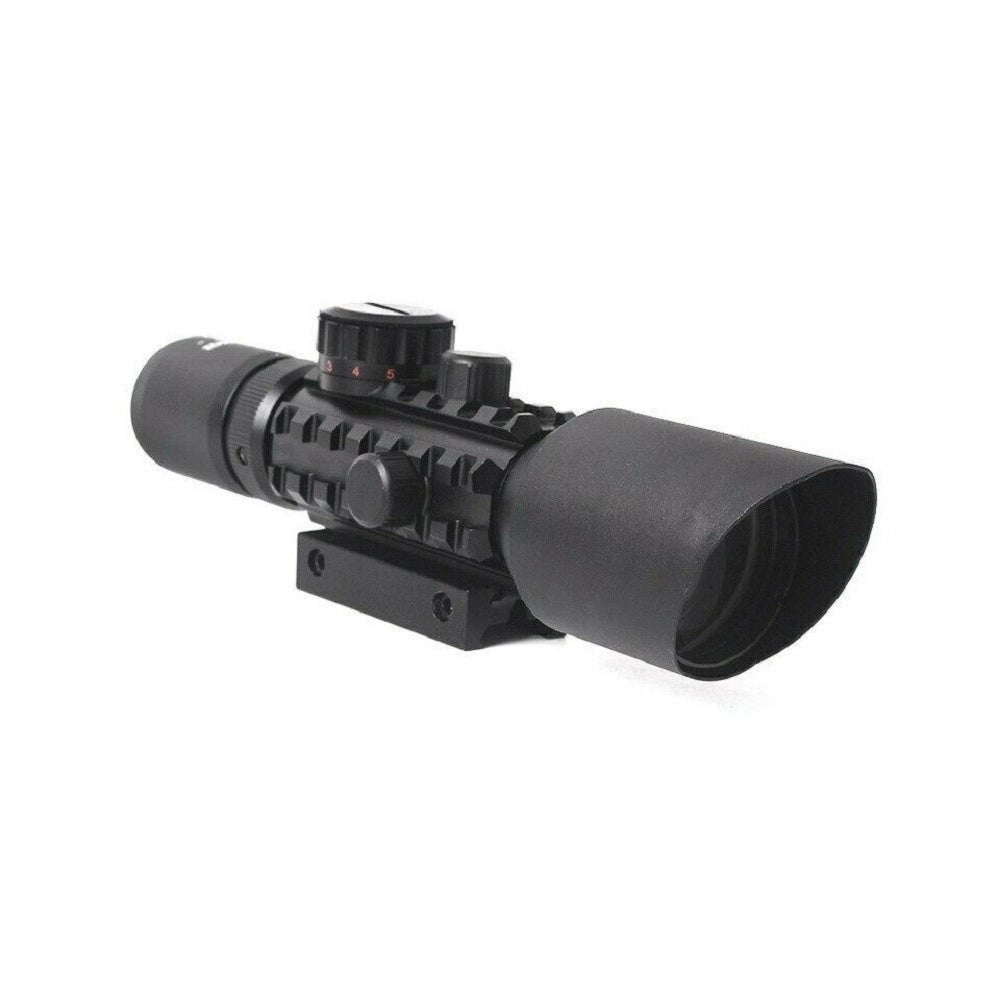 Trade Shop - Mirino Ottico Di Precisione Per Fucile Carabina Con Reticolo Illuminato 3-10x40 -