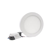 Plafoniera Faretto Led Da Soffitto Muro Parete Rotonda 12W Bianco Neutro Diametro 170mm