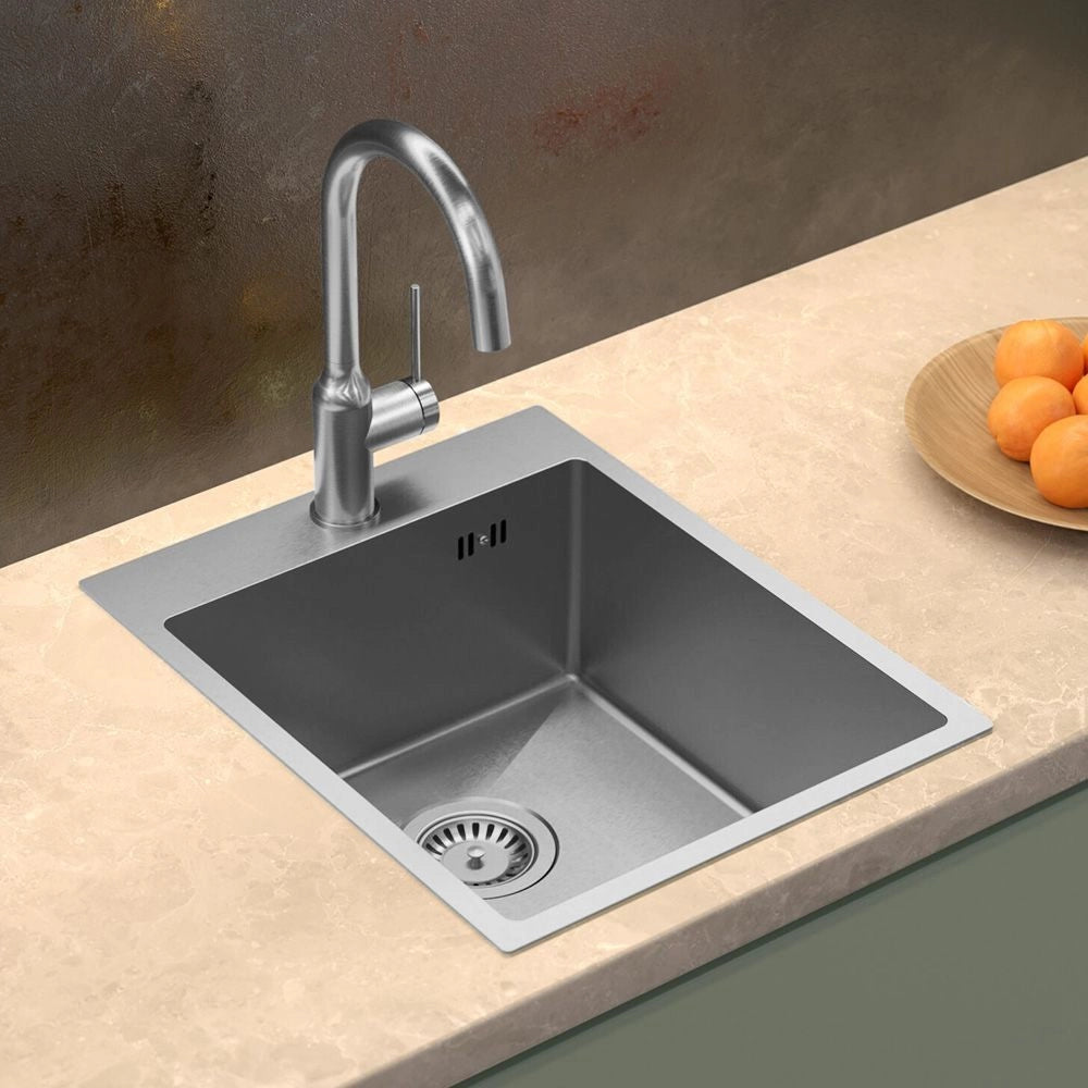 Lavello In Acciaio Russel 90 Brush Nickel